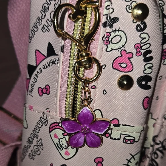 Hello Kitty Pink Backpack and Wallet - Picture 7 of 16